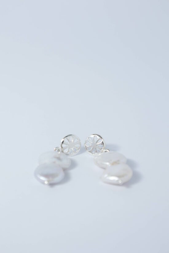 Pendiente Perla natural Barrocas AAA+2,3cm con cierre de  Plata 925 - Imagen 9
